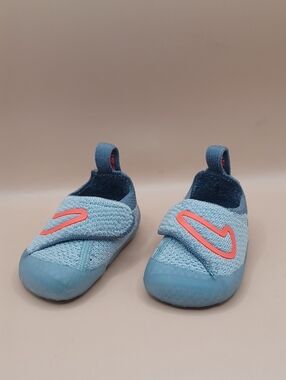 New Nike Swoosh 1 Light Armory Blue/Hyper Orange Shoes Size 3C US FB3244-400